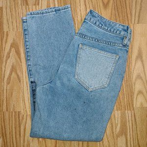 PacSun Color Block High Waisted Mom Jeans